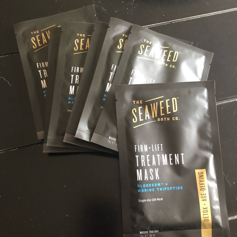 7 unopened face masks